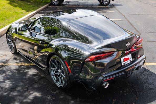 Picture of black Toyota Supra at Exotic Window Tint