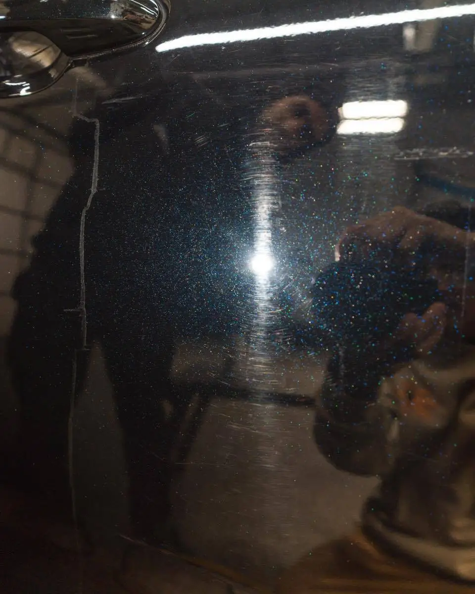 Luxury car paint correction and polishing