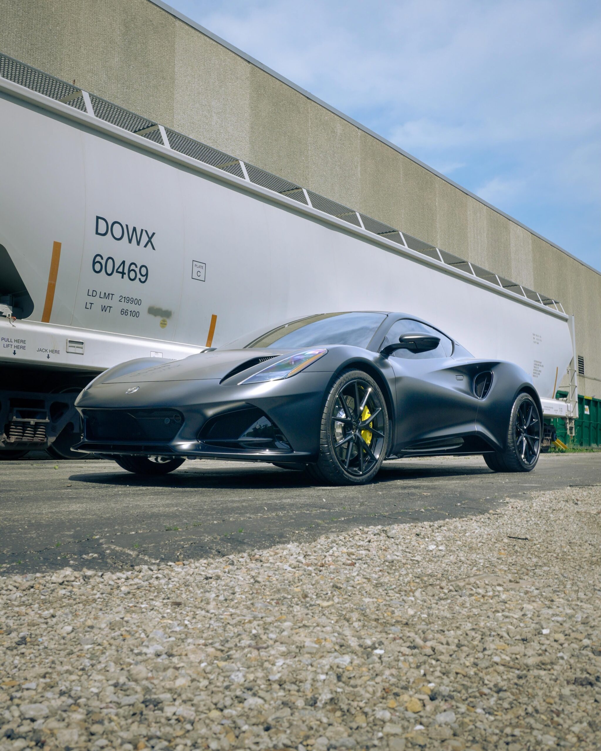 2025 Lotus Emira After XPEL Stealth Matte PPF Installation