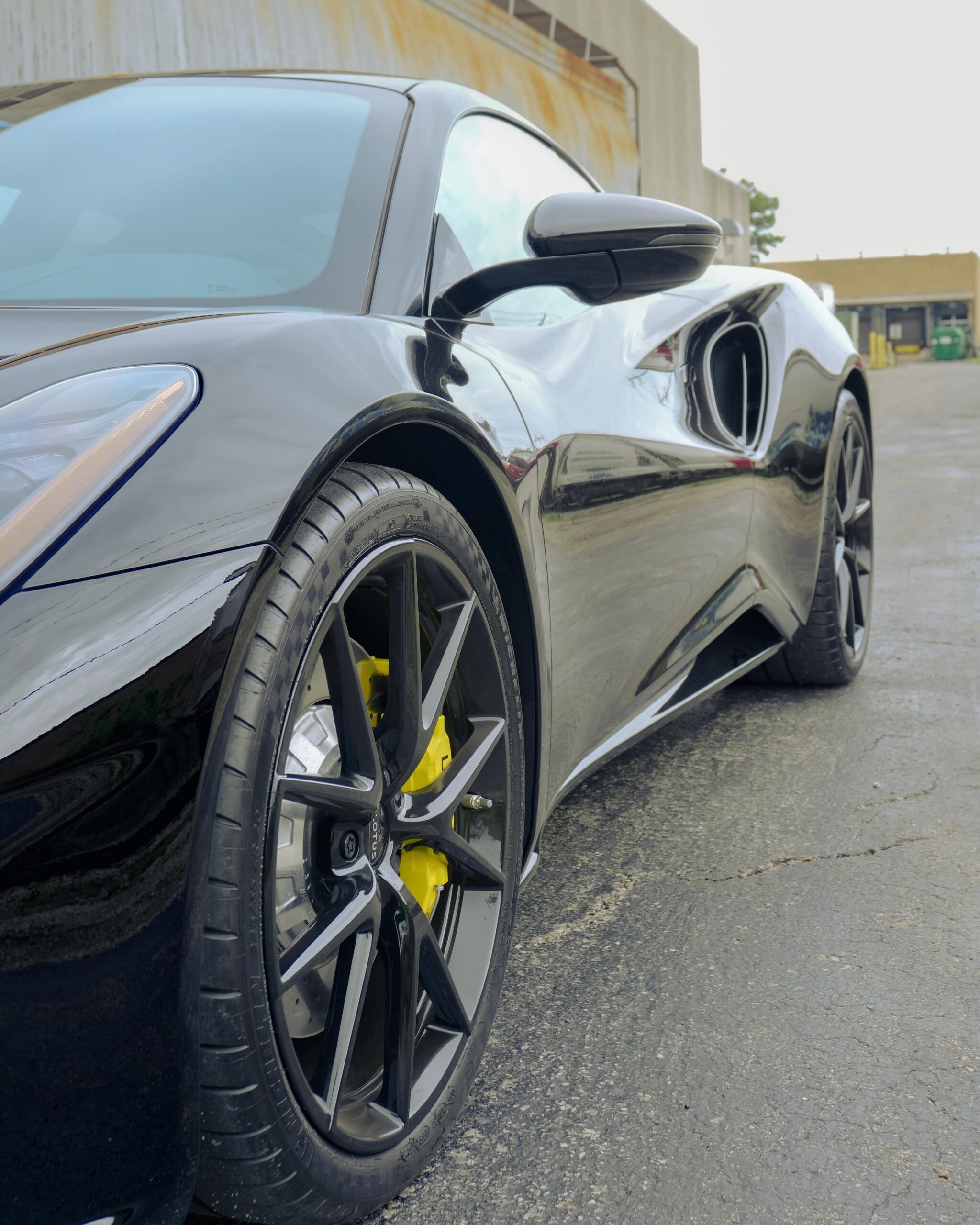 Lotus Emira Gloss Black Paint Preparation
