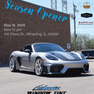 Chicagoland Car Show - Exotic Window Tint - May 18, 2025 - 416 Diens Dr., Wheeling, IL
